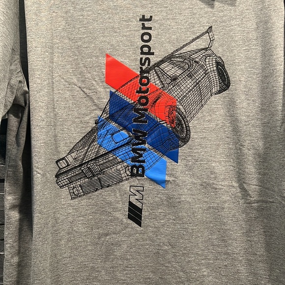BMW x PUMA Motorsport Short Sleeve Crew Neck T-shirt sz M - Picture 4 of 8